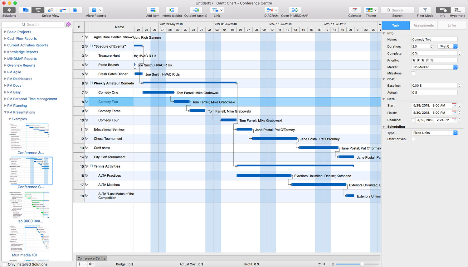 Project Management Presentations Solution | ConceptDraw.com