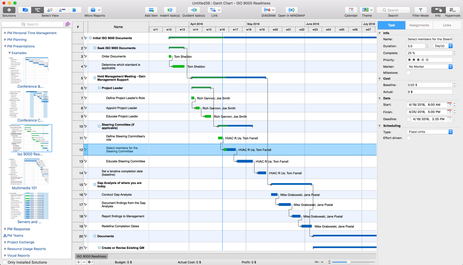 Project Management Presentations Solution | ConceptDraw.com