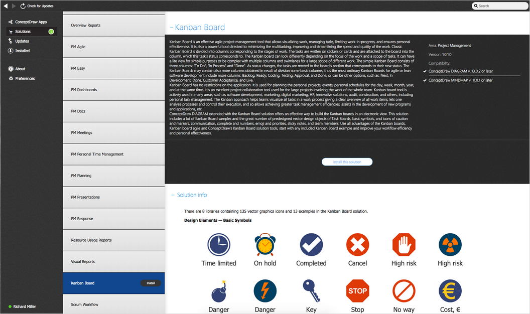 Kanban Board solution - Install