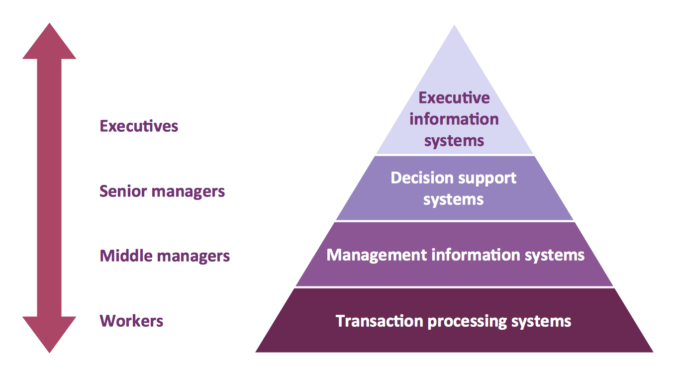 4 Level Pyramid Model of Information Systems Types