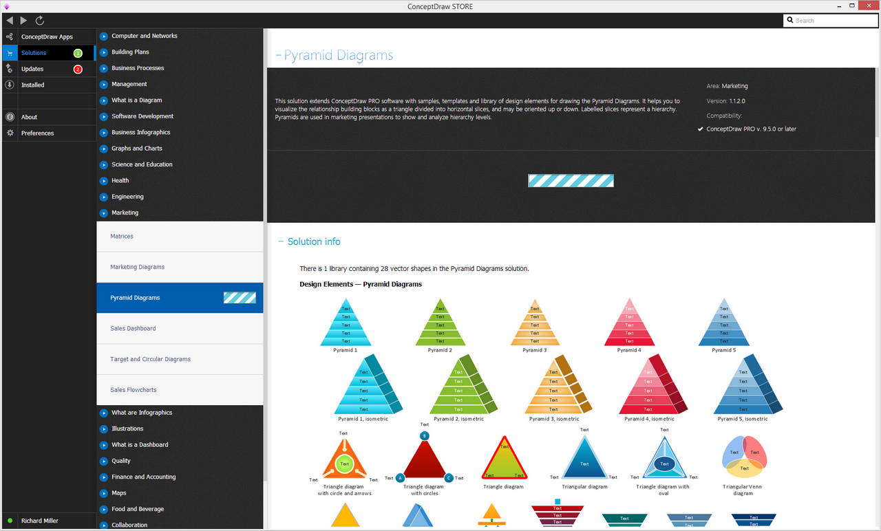 Pyramid Diagrams Solution - Install