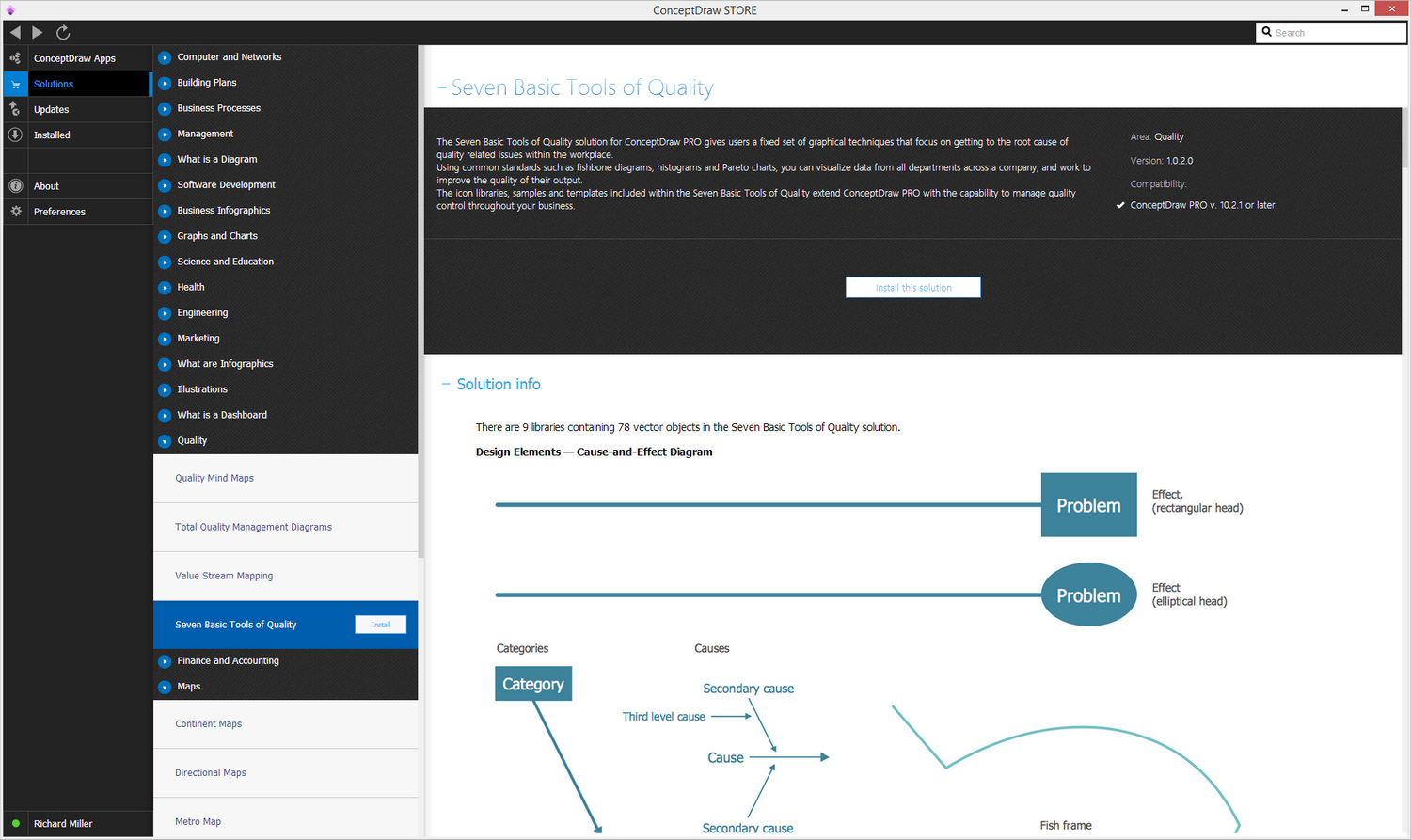 Seven Basic Tools of Quality - Install