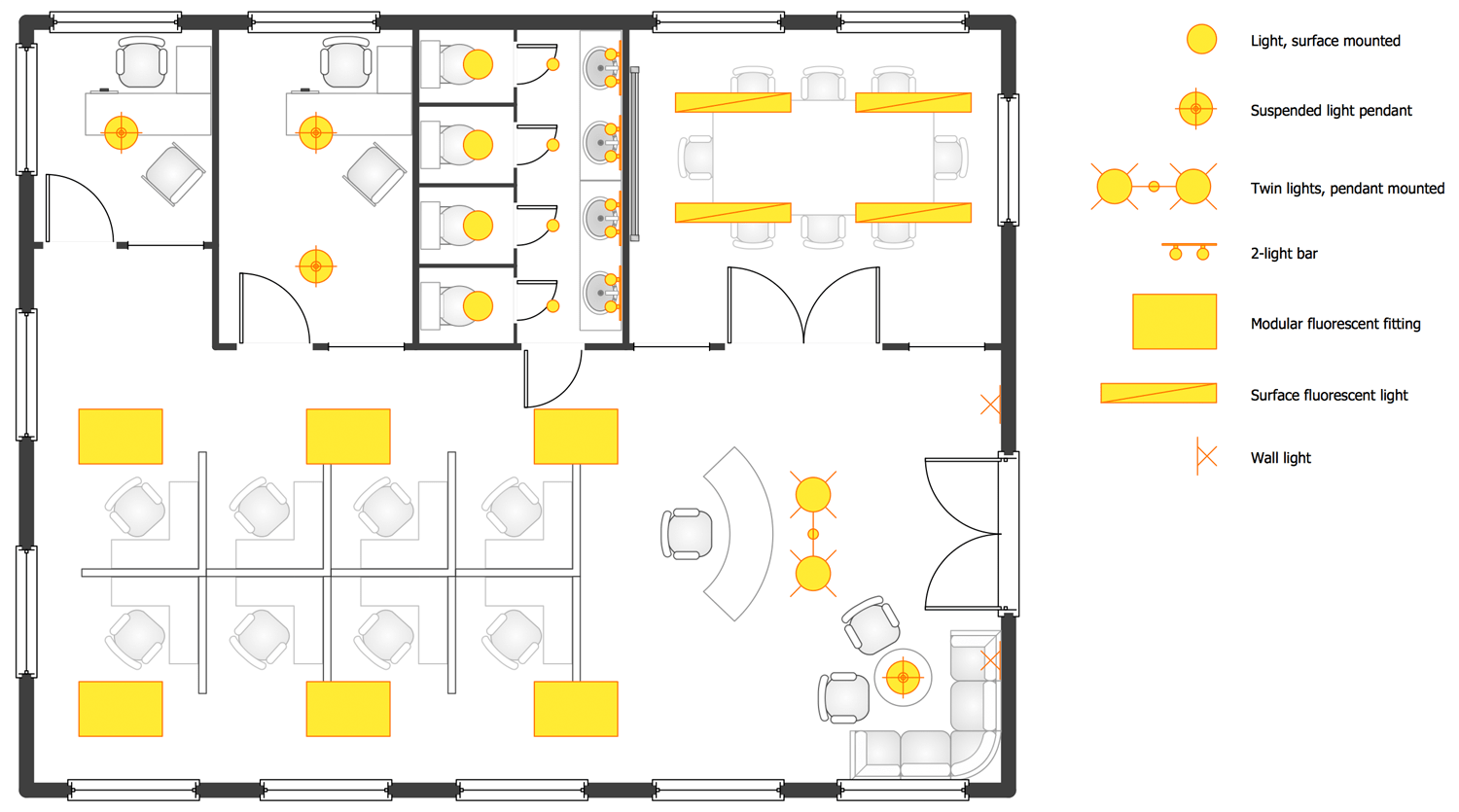 Reflected Ceiling Plan General Notes Shelly Lighting