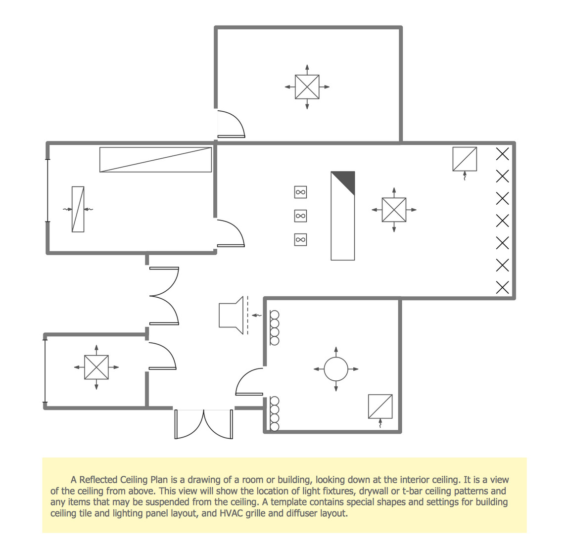 Reflected Ceiling Plans Solution Conceptdraw Com