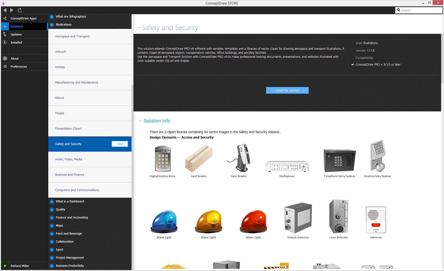 Safety and Security Illustration Solution  - Install