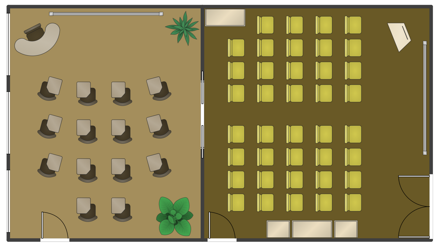 Seminar Rooms Plan