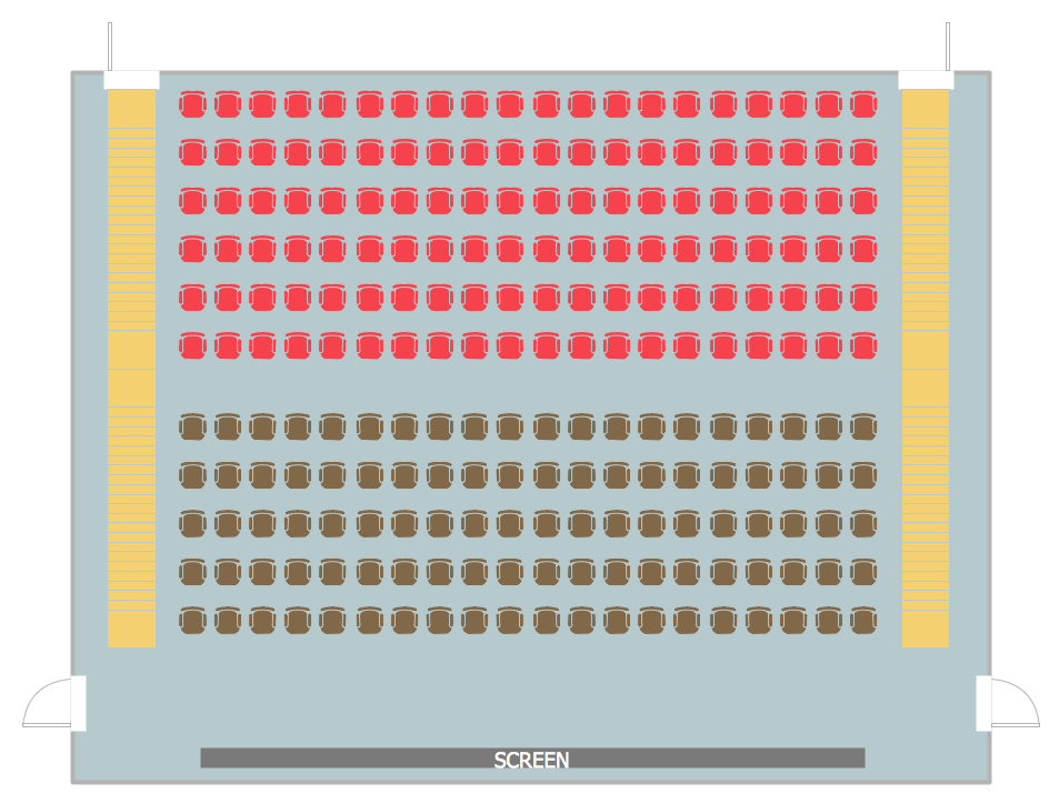 Seating Plans Solution | ConceptDraw.com