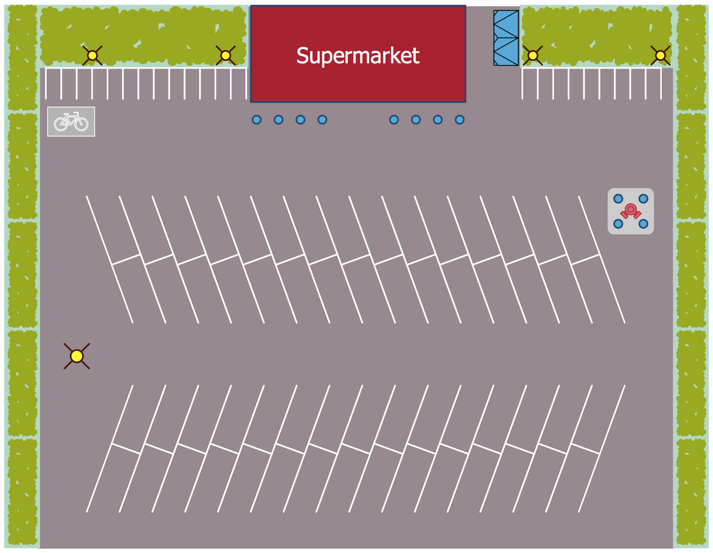 Parking Lot Diagram Excel Template