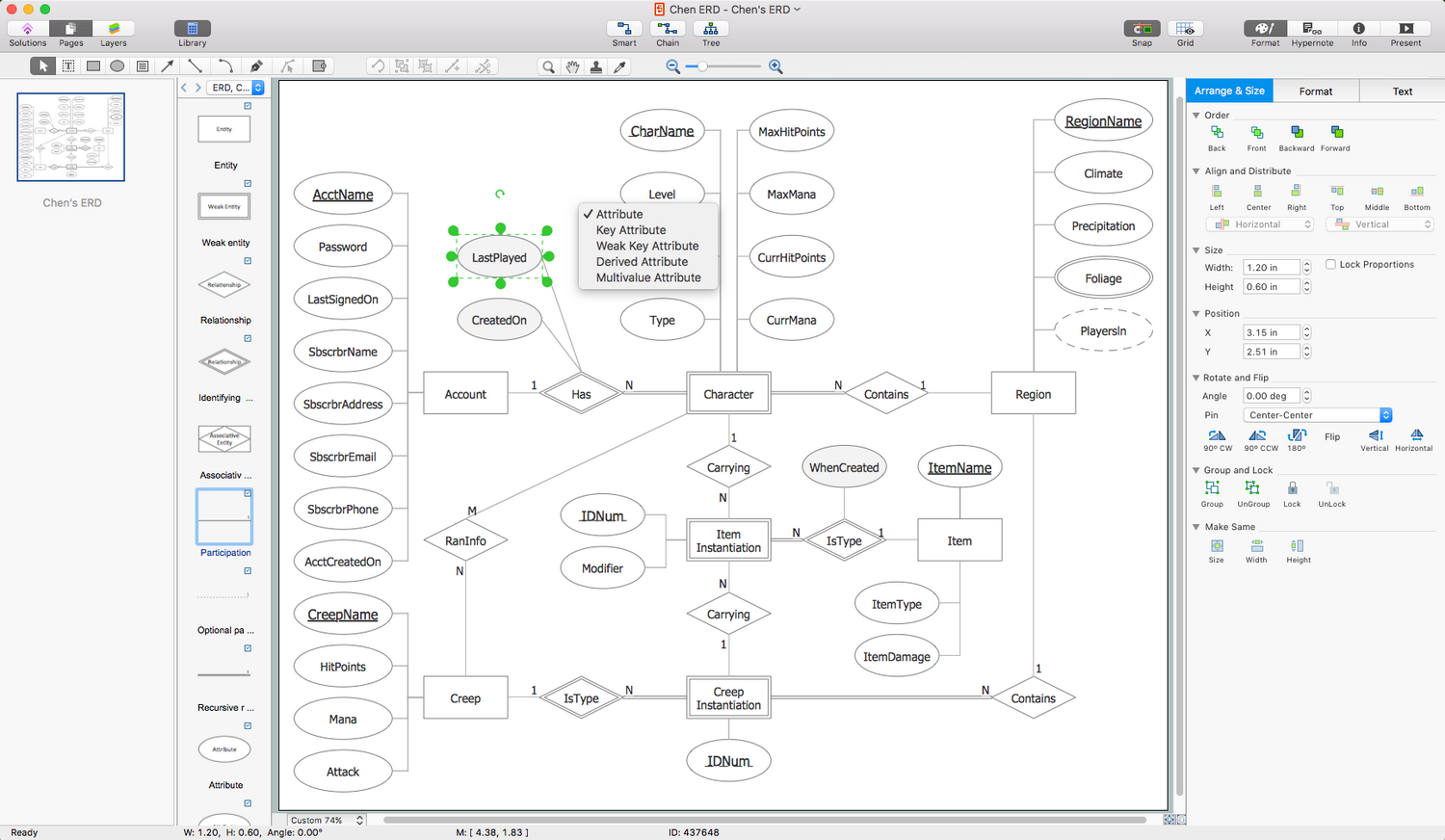 Chen Notation Solution for Apple OS