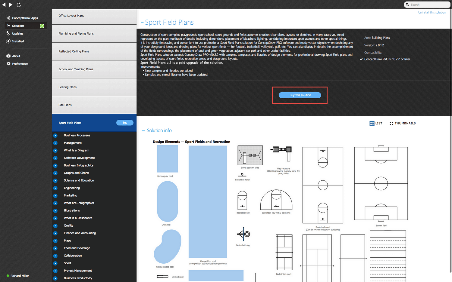 Sport Field Plans Solution