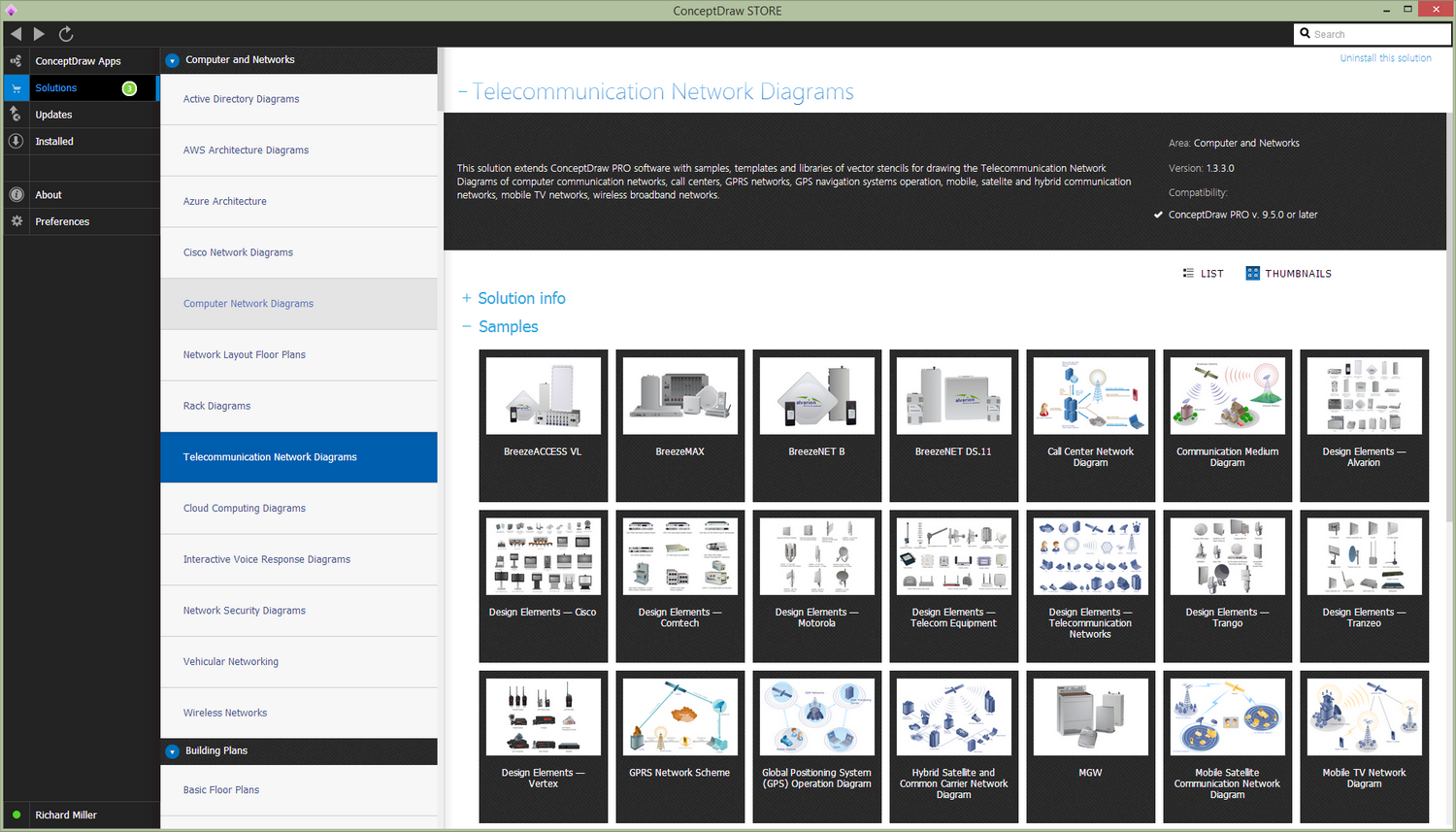 Telecommunication Network Diagrams Solution — Start