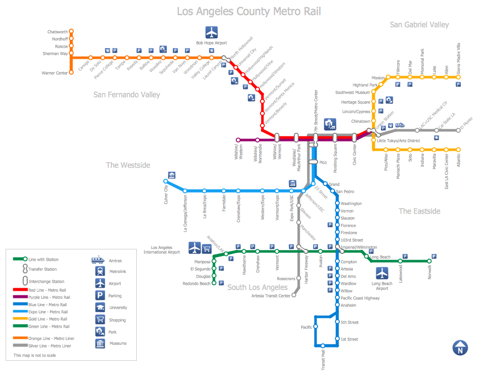 Metro Map Solution | ConceptDraw.com