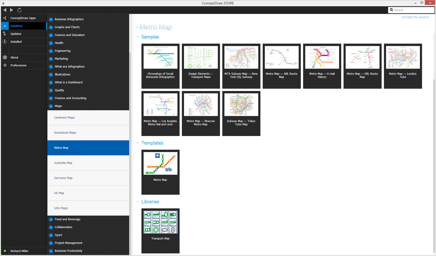 Metro Map Software - Start Using