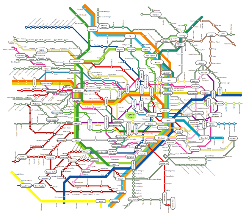 Tokyo Subway Map