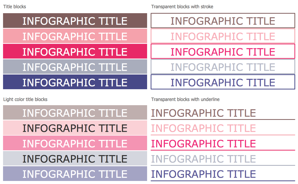 infographic video typography