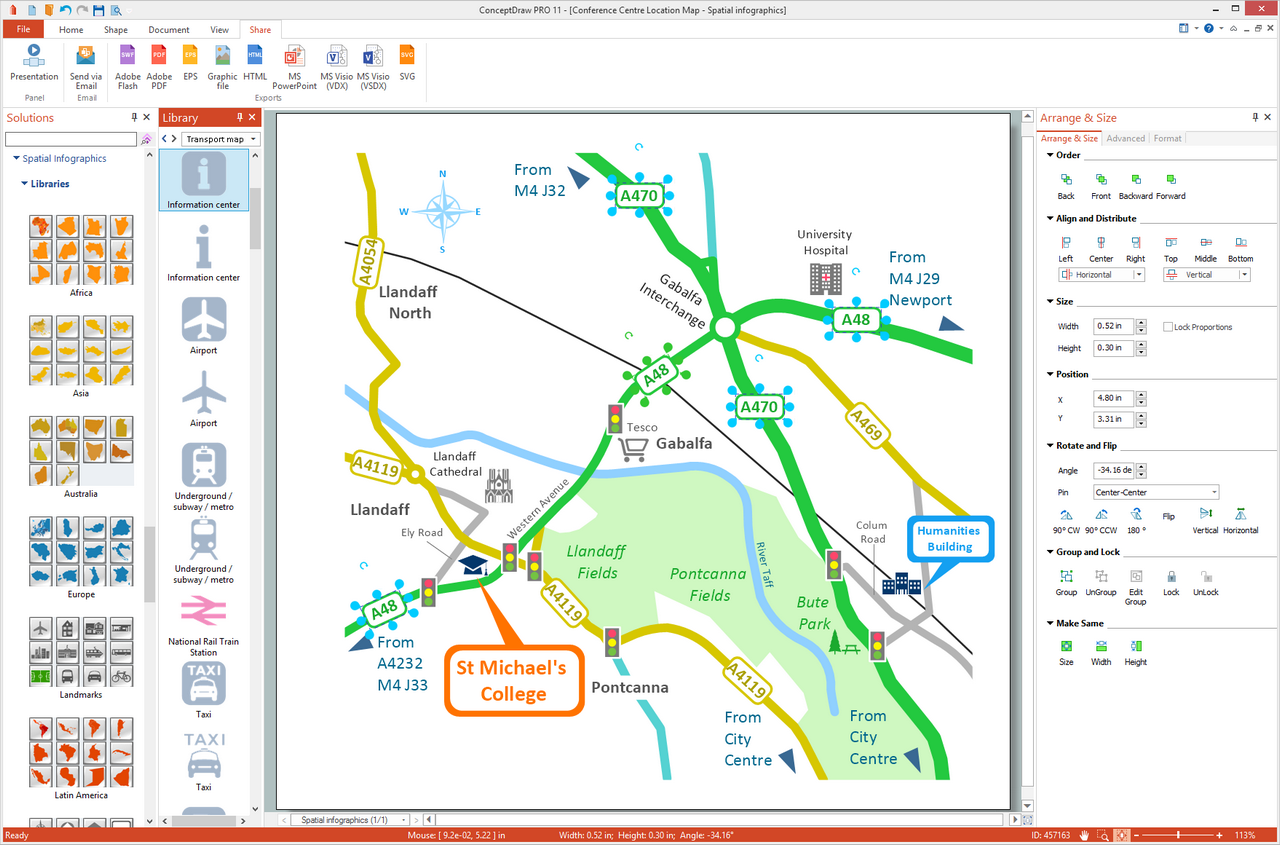 Spatial Infographics solution for Microsoft Windows